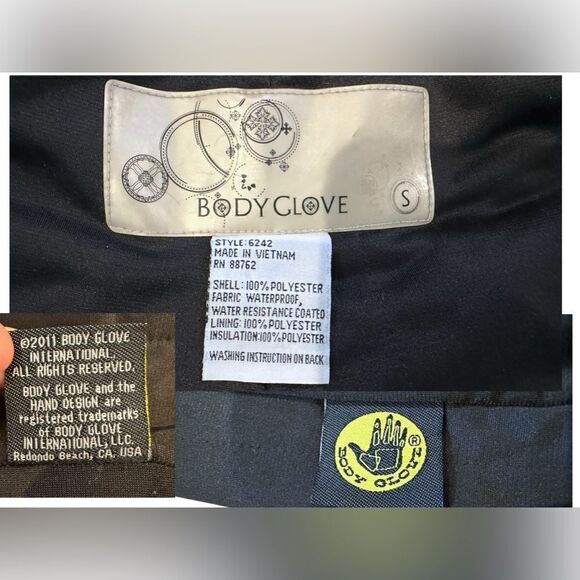 BODY GLOVE Insulated Waterproof Snow Winter Ski Snowboarding Pants Size S - Picture 11 of 14